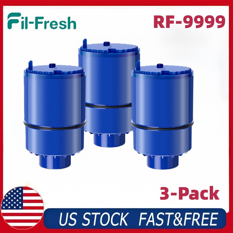 Fil-Fresh RF-9999 Water Filter Replacement for NSF Faucet Filter 3 Pack