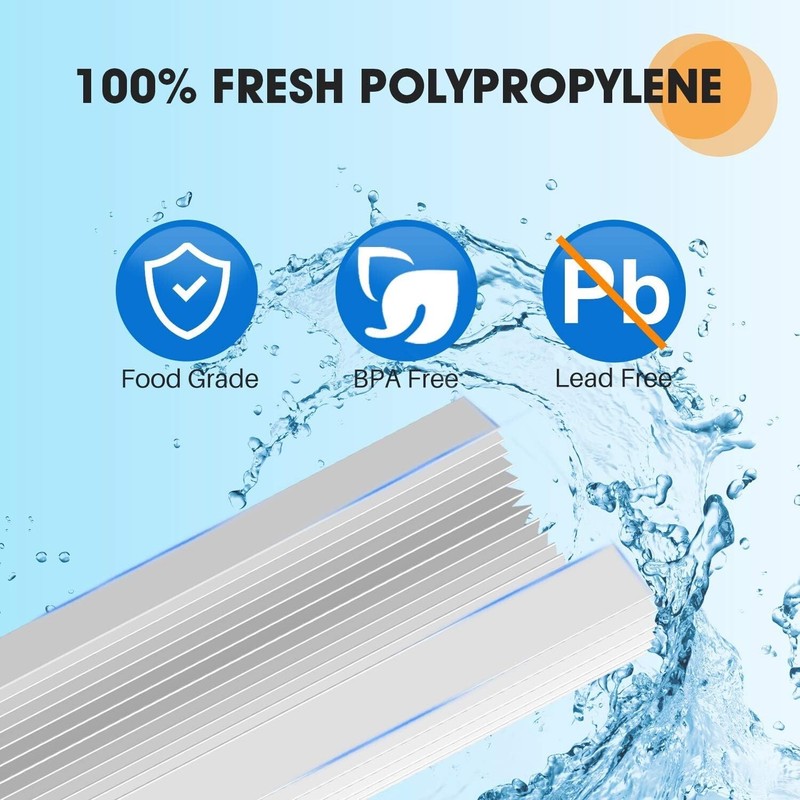2 PurePlus Sediment Pleated Water Filter 5 Micron White 10" x 4.5" PPL10BB gallery