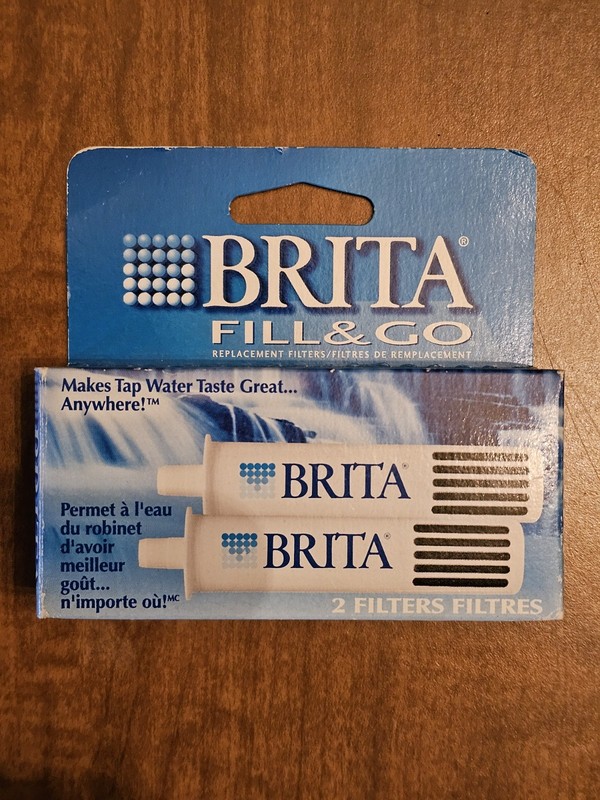2 Brita Fill And Go Bottle Replacement Filters