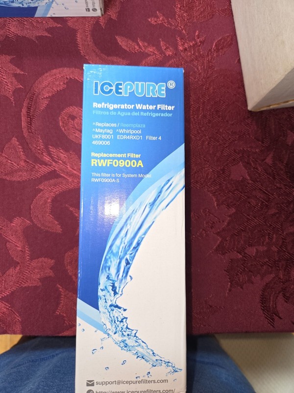 ICEPURE Refrigerator Water Filter – RWF0900A – for Amana, Kenmore, Maytag – New