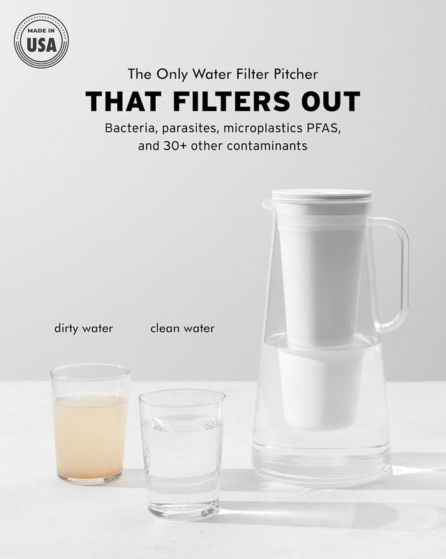 Home – Water Filter Pitcher, 7-Cup, White, BPA Free Designed for Everyday Pro... gallery