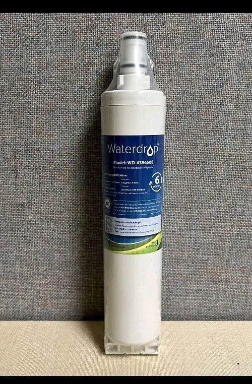 Waterdrop Water Filter For Whirlpool Refrigerator, Model: WD-4396508 NEW