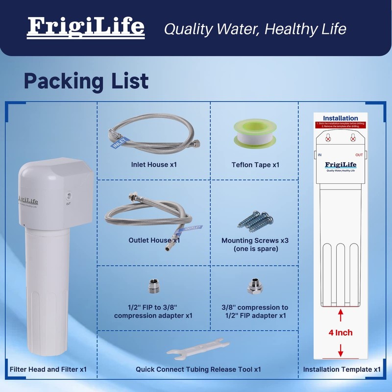 WFS5300A Under Sink Water Filter System, 3 Years, 22000 Gallons, Under Counte... gallery