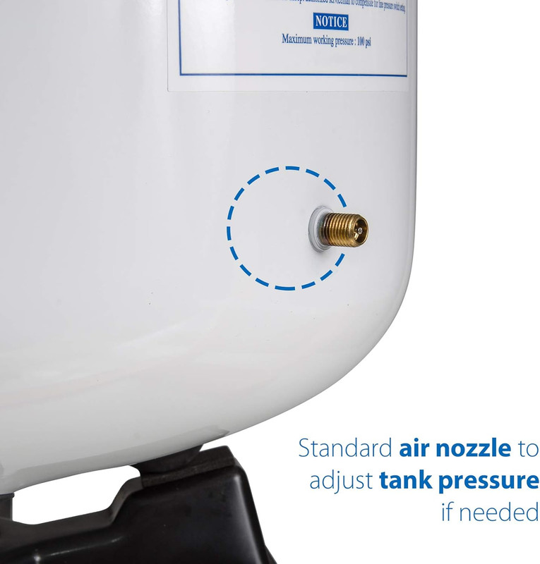 T32M Pressurized Water Storage Tank with Ball Valve for Reverse Osmosis RO Syste gallery