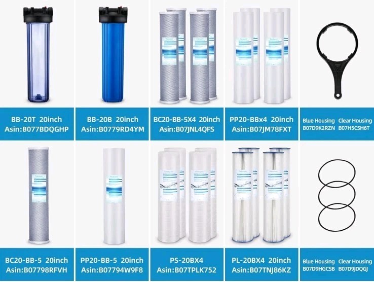 4 Pack Geekpure Whole House PP Sediment Water Filter 5 Mic 4.5 x 20 gallery