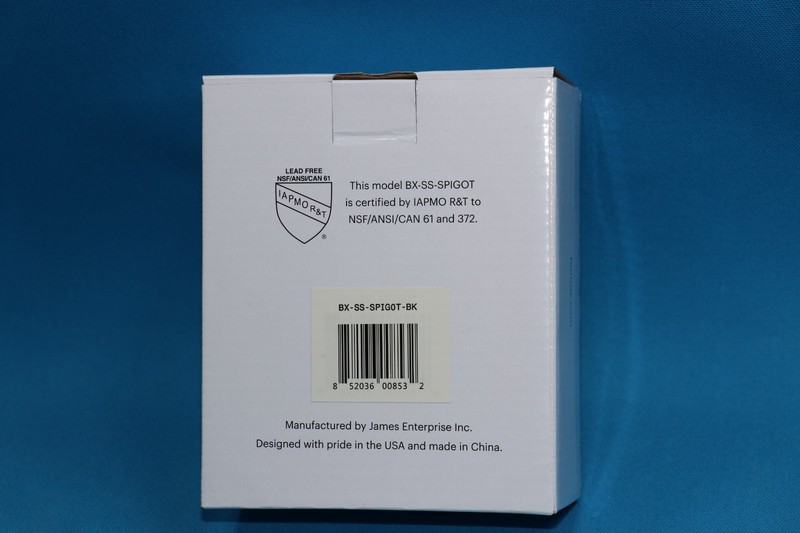 BOROUX 304 STAINLESS STEEL WATER FILTER SPIGOT BLACK CERAMIC VALVE NEW IN BOX gallery
