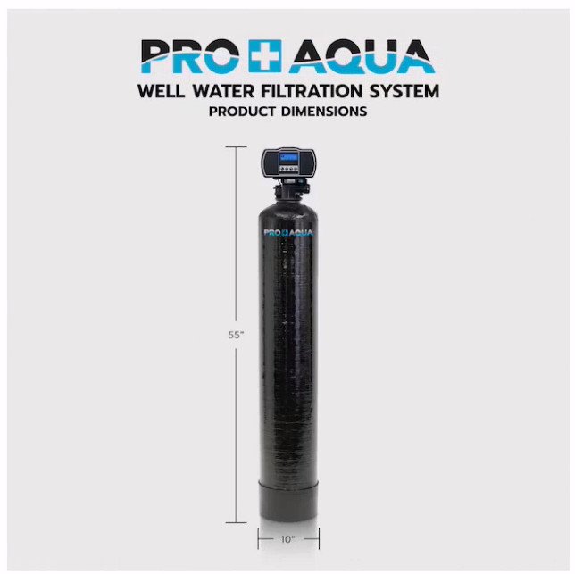 PRO+AQUA PRO-WELL Whole House Well Water Filter System 10 GPM Single Stage NEW gallery