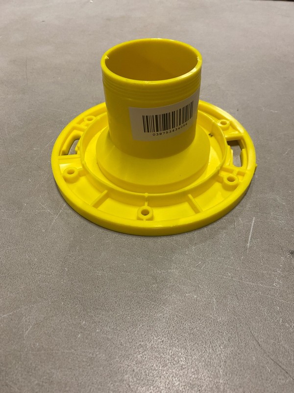 Oatey 43405 Set-Rite Toilet Flange Extender only, 1 size, Yellow