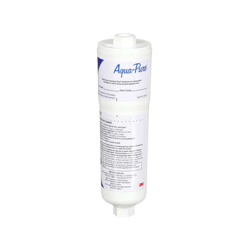 Aqua Pure AP717 Inline Water Filter Refrigerator Ice Maker Chlorine Scale NSF
