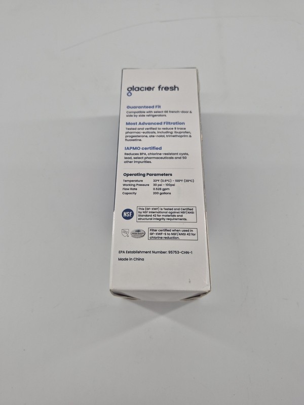 GLACIER FRESH GF-XWF Refrigerator Ice & Water Filter 1 Pack gallery