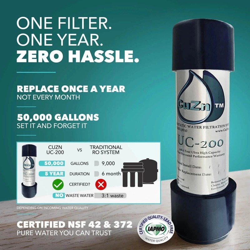 Under Sink Water Filter for Sink Faucet, 5 Year Filter Life, NSF/ANSI 42 & 372 C gallery