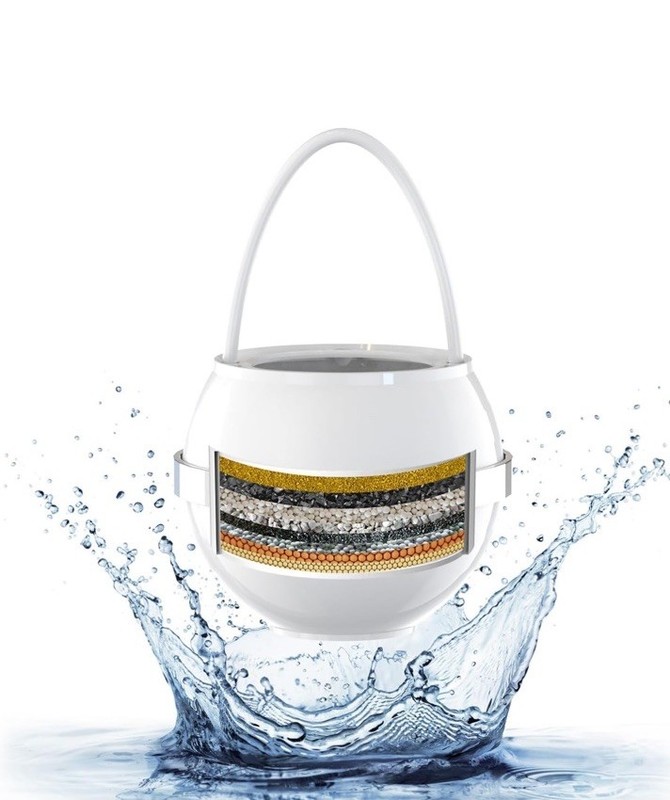 Bath Ball Filter Bathtub Water Filter for Tub Faucet 8 Stage Purify Bathwater
