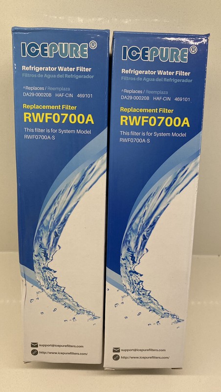 IcePure RWF0700A Refrigerator Water Filter for Select Samsung & Kenmore Models