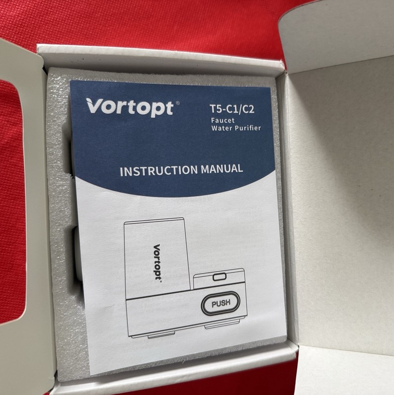 Vortopt Faucet Water Purifier T5(White) Activeted Carbon Rod,360 G Capacity gallery