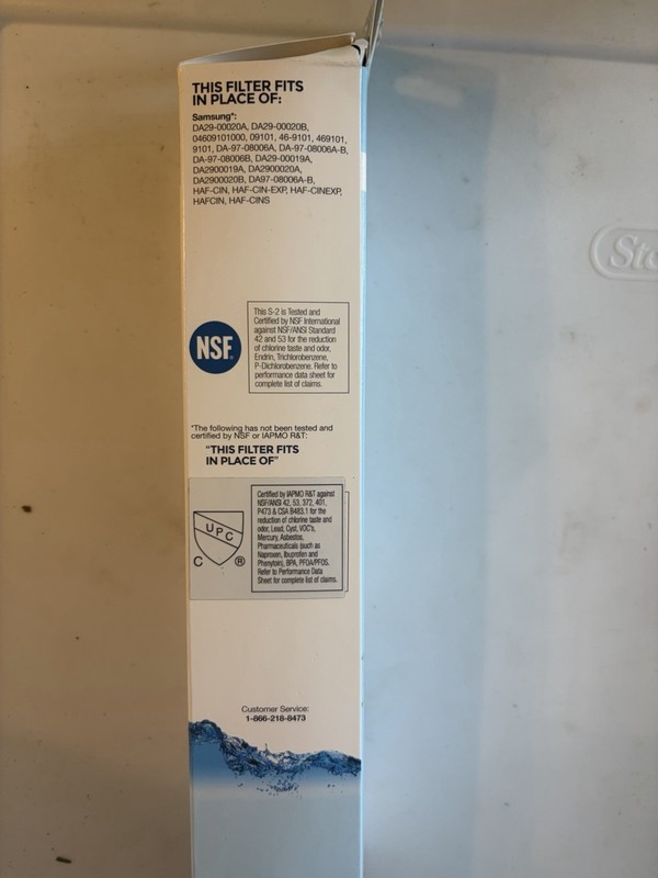 Earthsmart 4912663 S-2 Replacement Filter for Refrigerators 300 gal #MLD gallery
