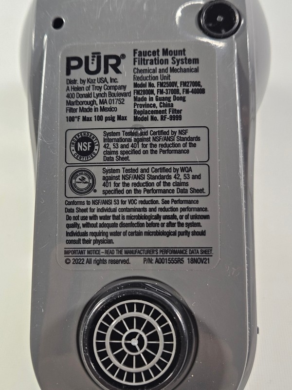 PUR Faucet Mount Water Filtration System Gray FM2500V, 2700G, 2800N, 3700B,4000B gallery