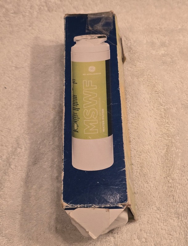 GE MSWF Refrigerator Water Filter Genuine OEM SmartWater Filter Cartridge 1 Pack