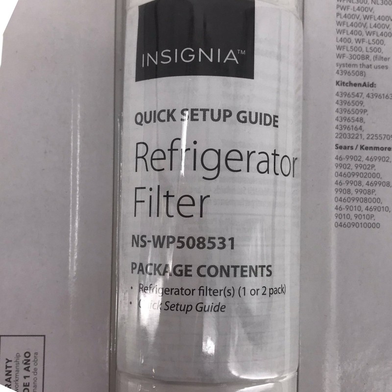 LOT OF 3 Insignia NS-WP508531 NSF 53/42 Water Filters for Whirlpool Refrigerator gallery