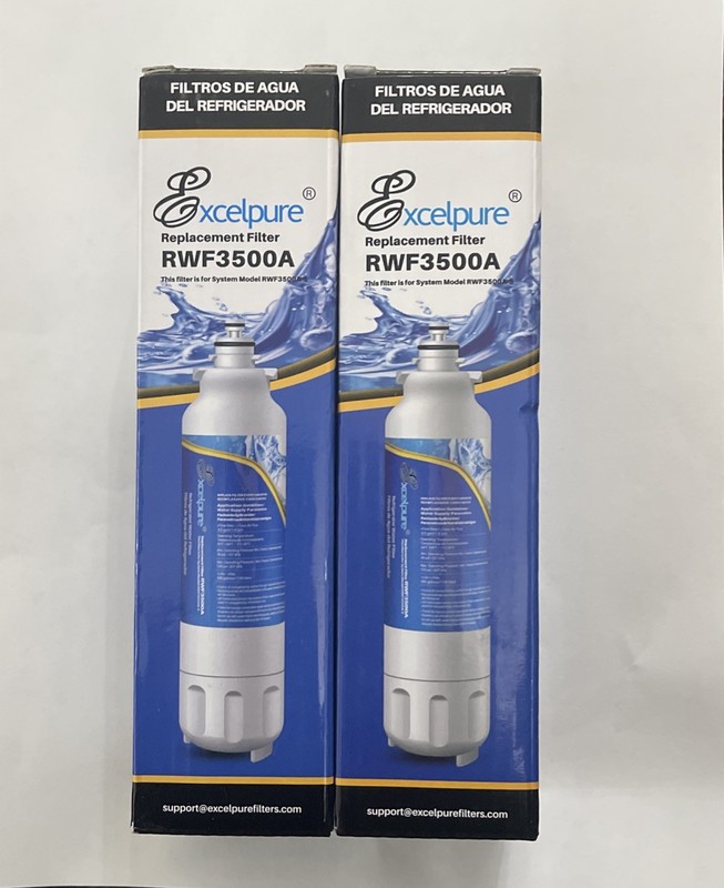 Excelpure Water Replacement Filters -300 Gallon Filtration Each. Set Of 2. New.