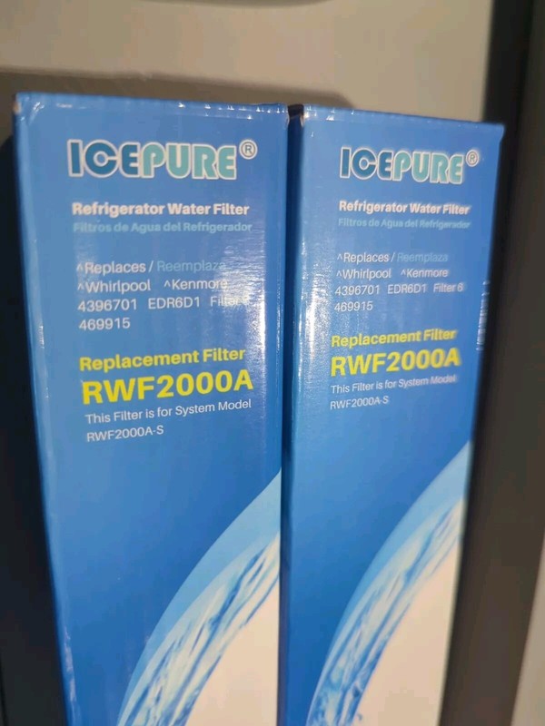 (2)IcePure RWF2000A Replacement Refrig Water Filter Whirlpool Kenmore, New 9#1 gallery