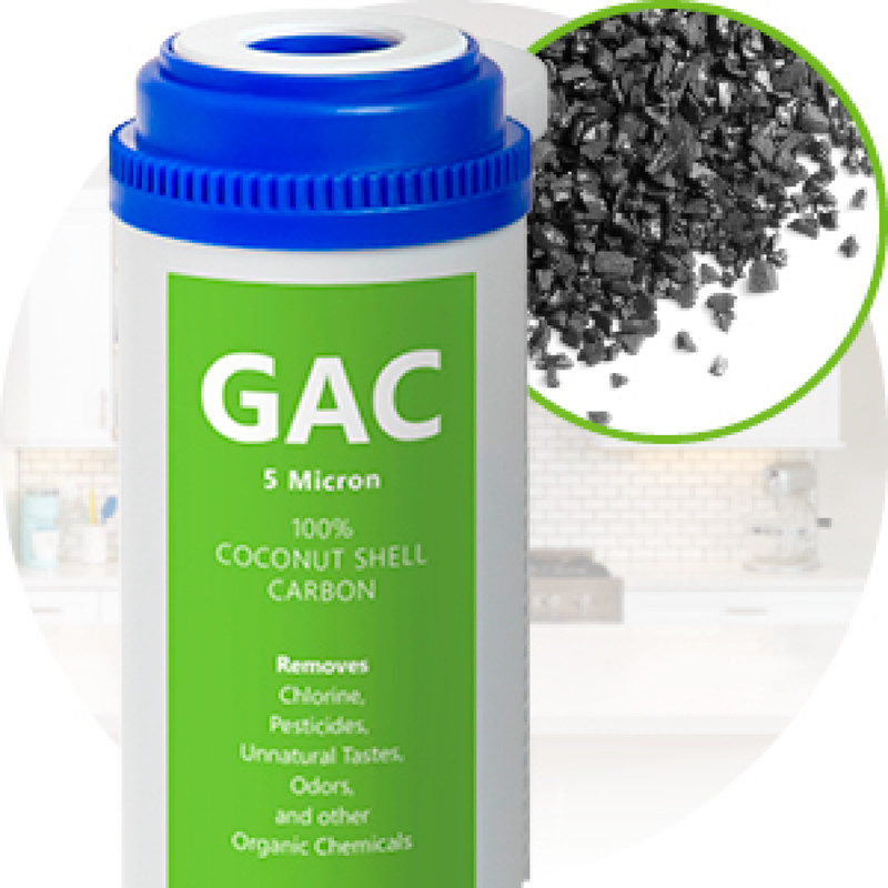 (1 PC) GAC FLTGAC0501 EXPRES Water Carbon Filter Replacement 5 Micron – 10 in S gallery