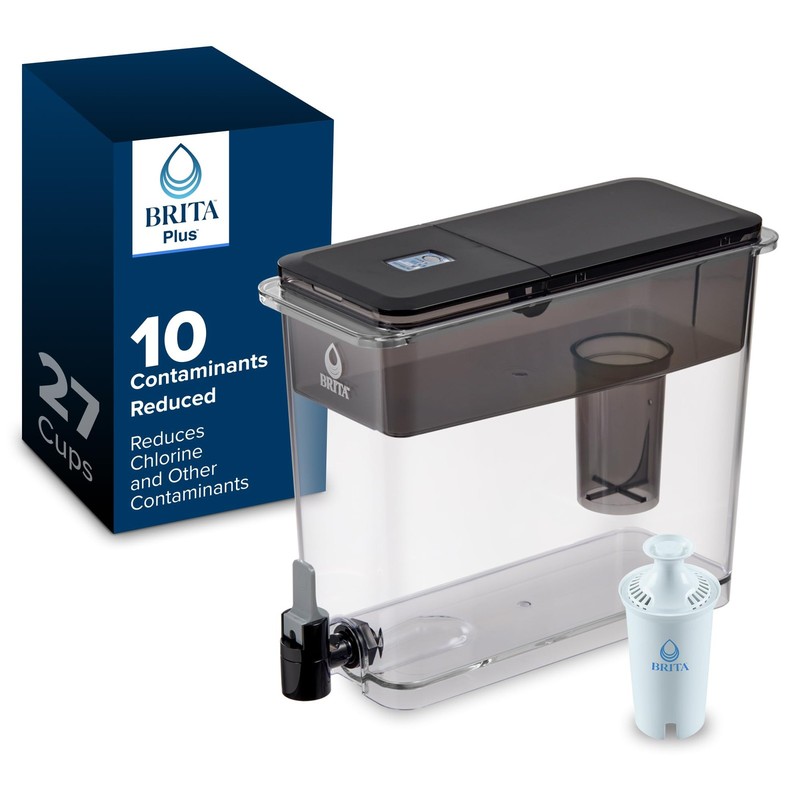 Brita UltraMax Large Water Dispenser with 1 BritaPlus Filter, 27 Cup capacity,