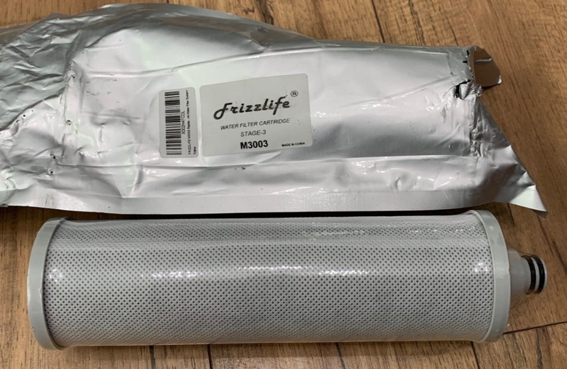Frizzlife M3003 3rd Stage Carbon Block Filter Cartridge for SP99, SK99 Systems