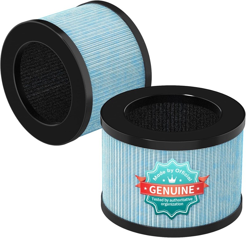 2 Pack Replacement Filter 4 in 1 H13 True Efficiency Activated Carbon for Pet