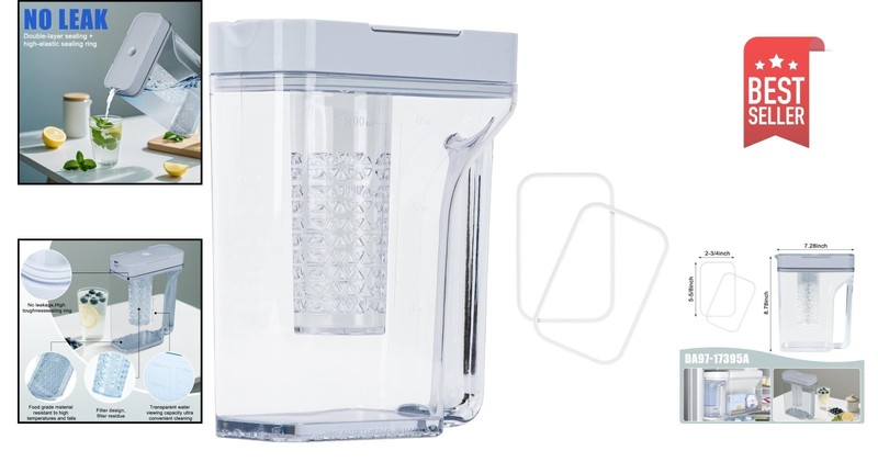 Versatile DA97-17395A Water Pitcher Replacement for Multiple Samsung Fridges gallery