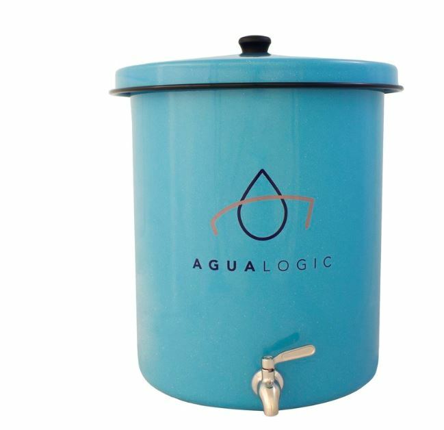 AGUALOGIC FILTER POTABLE WATER GLASS AND PEWTER