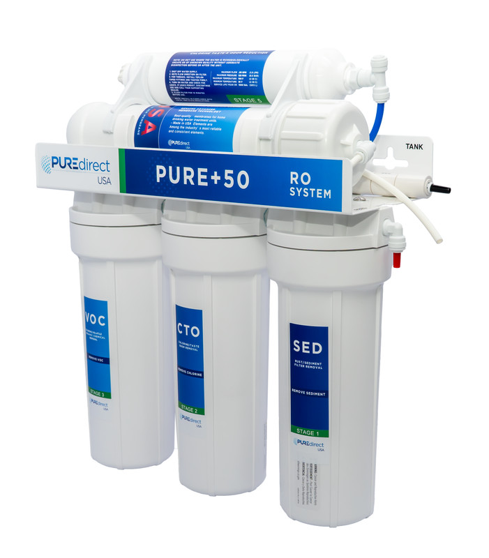 Drinking Water System PURE+50 Reverse Osmosis System – Designer Chrome Faucet