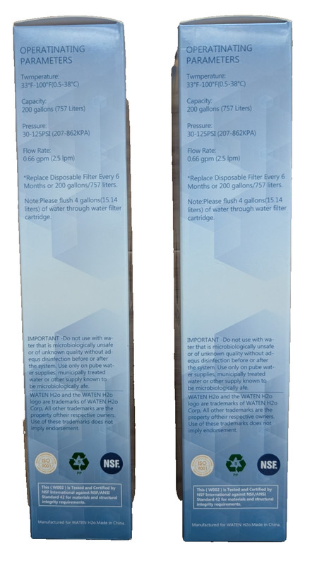Replacement filter ULTRAWF 469999 Compata. FRIGIDAIRE Kenmore Water H2O 2 packs gallery