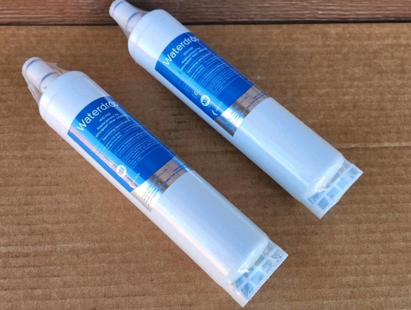 (2) Waterdrop WD-F02 Refrigerator Replacement Water Filters – Factory Sealed