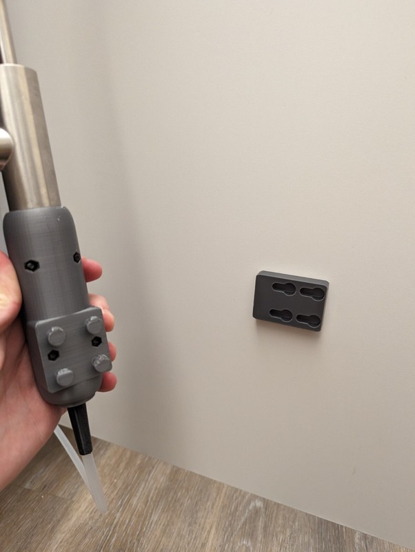 Reverse Osmosis Faucet Mounting Solution for Apartments 3D printed Under Cabinet gallery