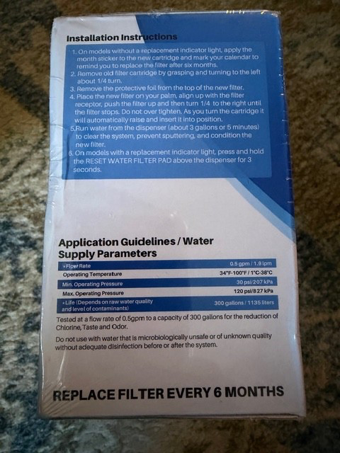 Icepure RWF0600A Fits GE MWF EBL7771 CWMF031 PL-100 PF8 Water Filter 3 Pack gallery