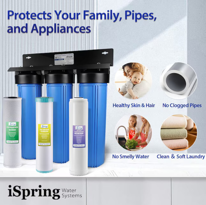 iSpring Water Filter System 3 Stage 5 Micron 15GPM Special Price