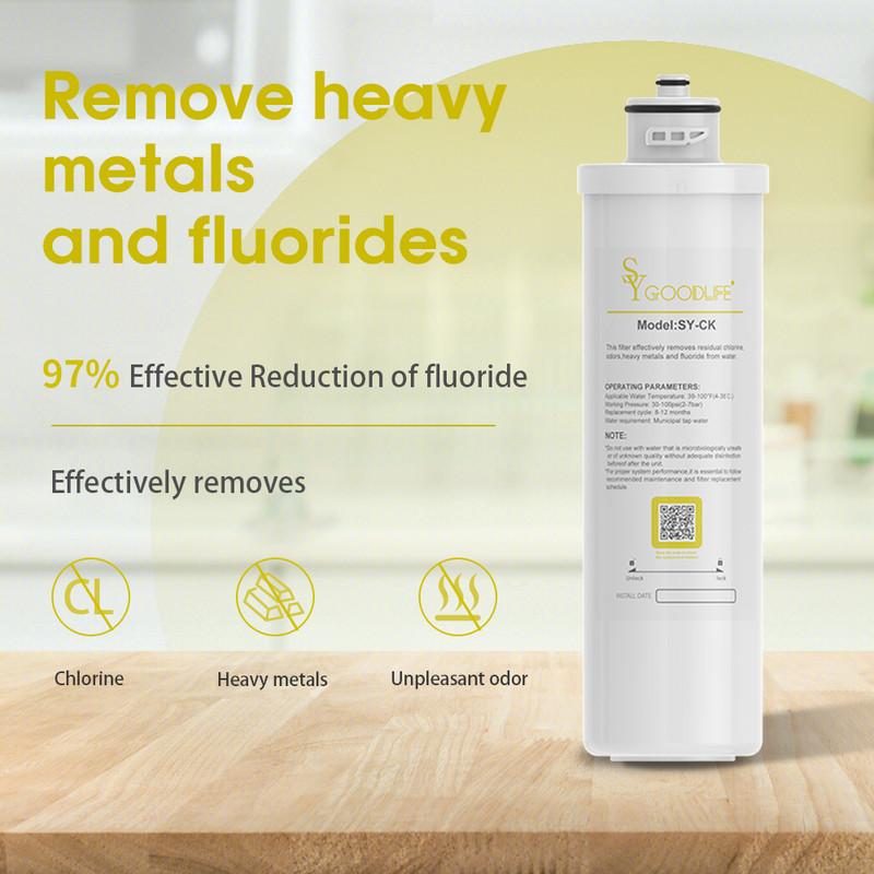 SYGOODLIFE SY-CK Under-Sink Water Filter Replacement Cartridge For SY-M3-CF