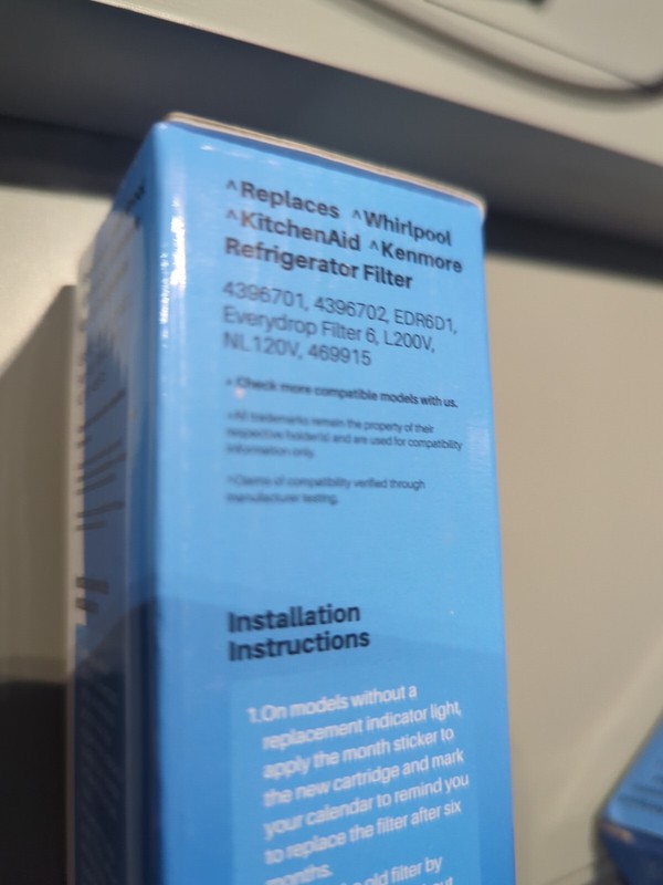 (2)IcePure RWF2000A Replacement Refrig Water Filter Whirlpool Kenmore, New 9#1 gallery