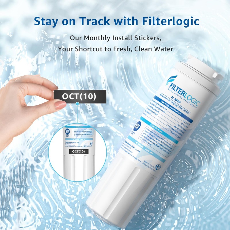 Filterlogic UKF8001 Replacement for EveryDrop® 3 Count (Pack of 1), White gallery