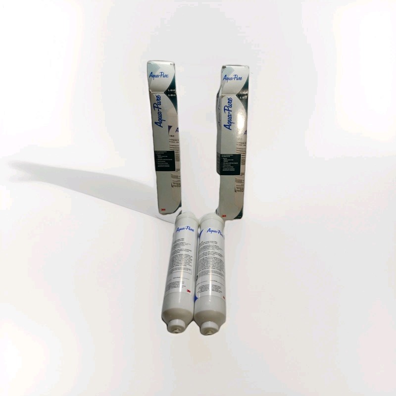 Genuine 3M Aqua Pure IL-IM-01 Inline Carbon Water Filter 1/4″ Quick Connect 2PK
