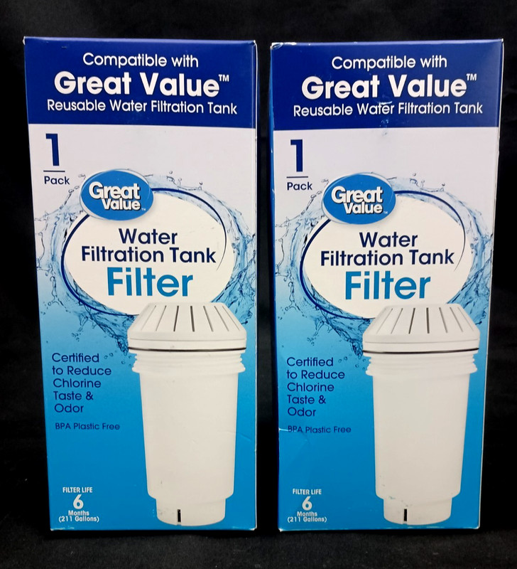 2 -PACK Great Value Water Filtration Tank Replacement Filter for GVWF gallery