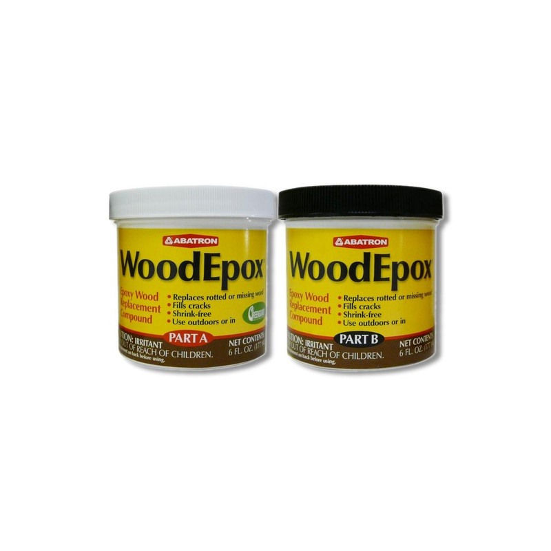 Abatron WoodEpox Beige Epoxy Wood Filler Kit 12 oz WEAB6OR
