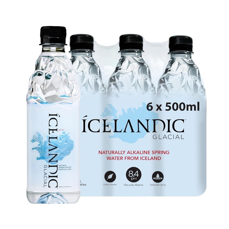 Refreshingly Pure Alkaline Water - 6-Pack of 500 ml Bottles from Iceland Springs gallery