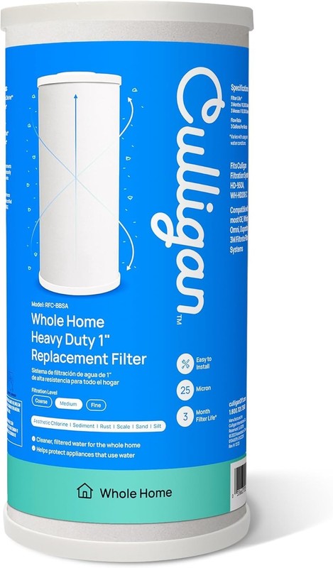 Heavy Duty Water Filter 10 x 4.5 Inch 25 Micron Compatible with Multiple Systems gallery