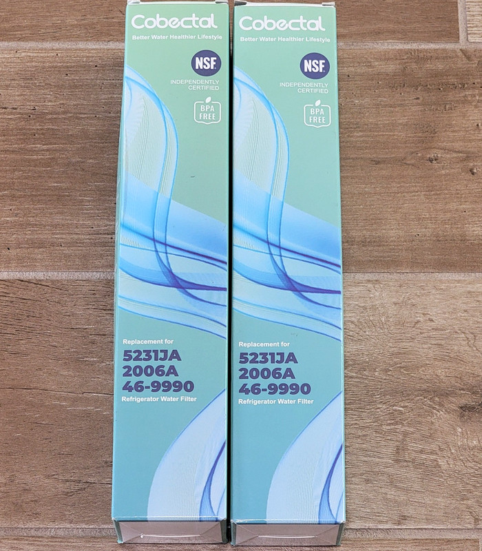 Fit For LG 5231JA2006A And 469990 Water Filter 2 Pack Cobectal