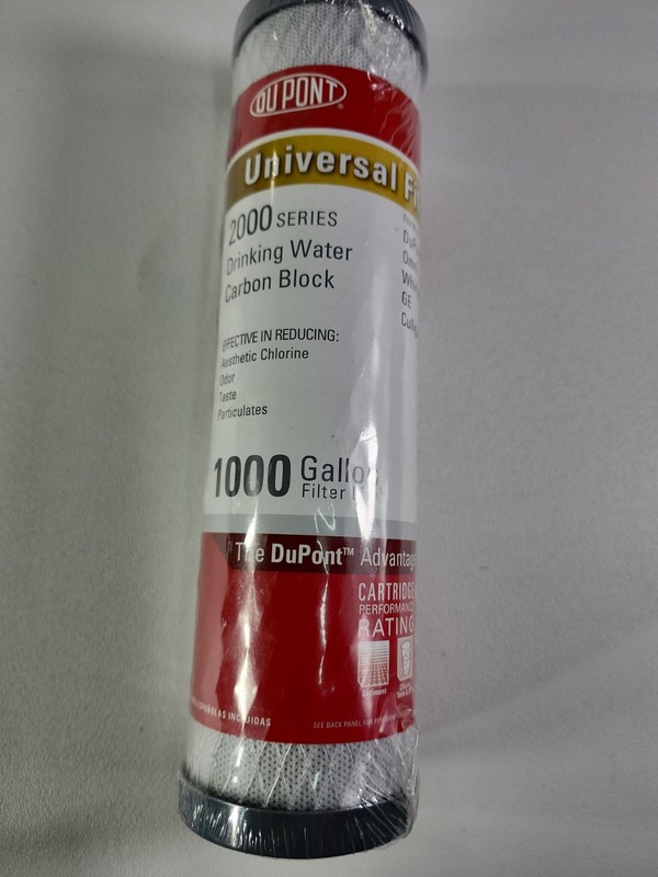 Dupont 2000 Universal Series Carbon Block Filter Drinking Water 1000 Gallon
