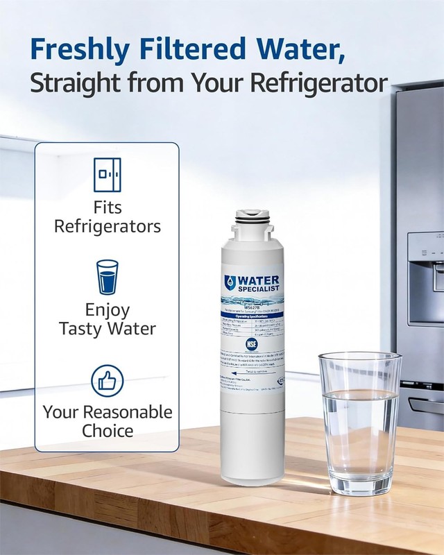 Water Filter Pack 3 Food-Grade Material NSF 42 Fit for Samsung Refrigerators gallery