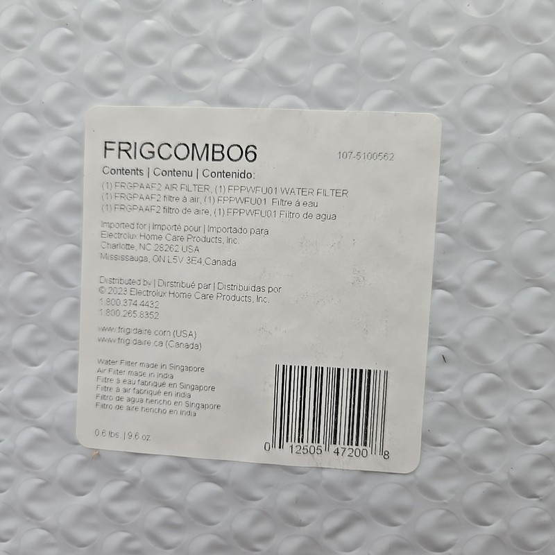 FRIGIDAIRE PUREPOUR PWF-1 & RAF-2 PUREAIR WATER FILTER COMBO KIT gallery