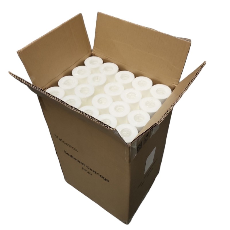 Valuetrex 1227872-V Sediment Filter 25 Micron Poly Spun SIZE 20″ X 2.5″ -20 Pack