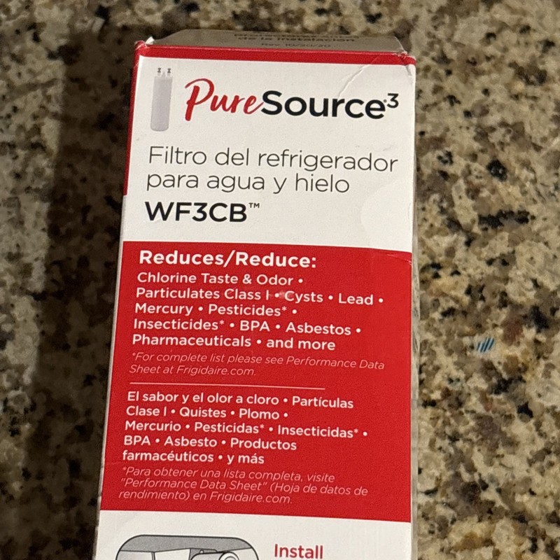 Frigidaire WF3CB Puresource3 Refrigerator Water Filter, White, 1 Count gallery